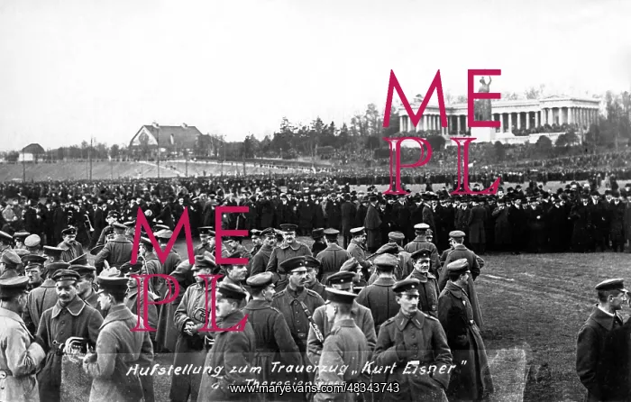 : Funeral procession of Kurt Eisner, 1919 : Funeral procession of Kurt Eisner, 1919