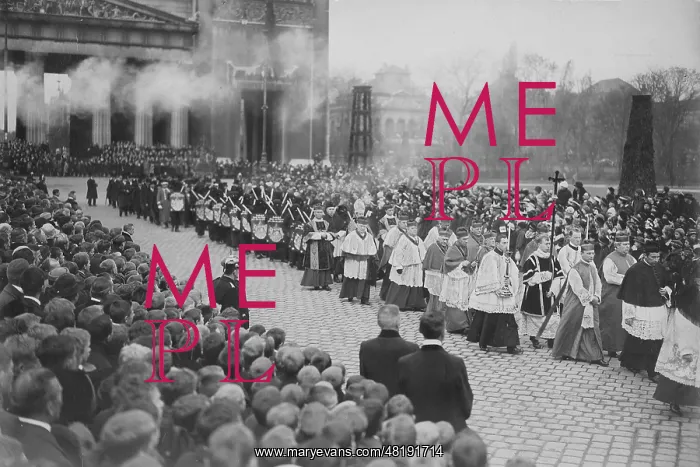 : Funeral procession for Ludwig III, 1921 : Funeral procession for Ludwig III, 1921