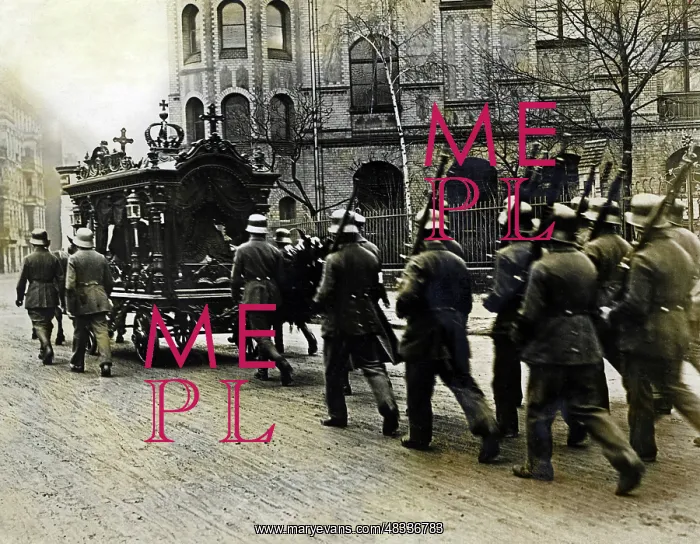 : Funeral procession of a soldier who has fallen : Funeral procession of a soldier who has fallen