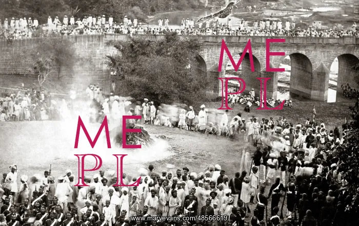  : Funeral pyre, India, circa 1890