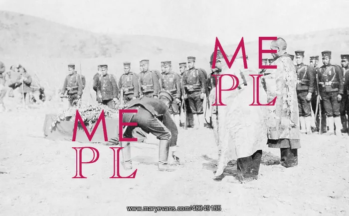 : Funeral of a russian captain, 1904 / 1905 : Funeral of a russian captain, 1904 / 1905