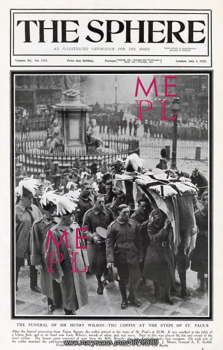 : Funeral of Sir Henry Wilson : Funeral of Sir Henry Wilson