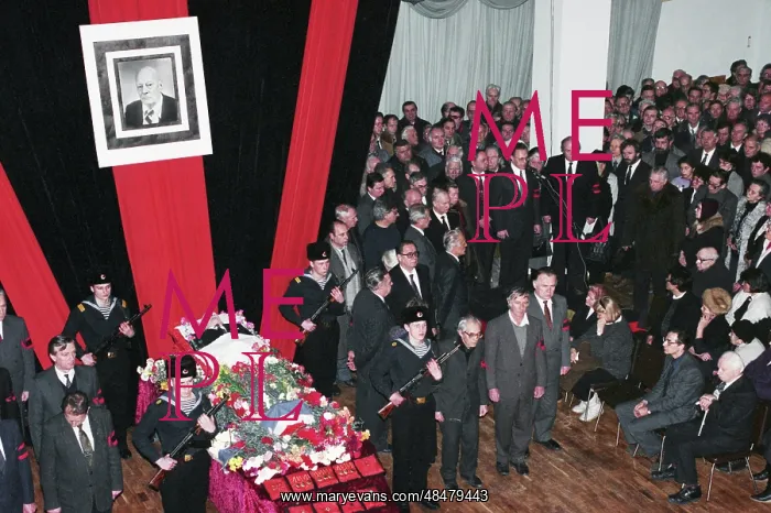 : Funeral of Soviet scientist Anatoly Alexandrov : Funeral of Soviet scientist Anatoly Alexandrov