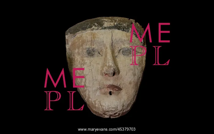: Funerary masks, Musee Joseph Denais, Beaufort-en-Anjou : Funerary masks, Musee Joseph Denais, Beaufort-en-Anjou