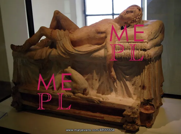 : Funerary monument with dying Adonis. 3rd century B.C. Polych : Funerary monument with dying Adonis. 3rd century B.C. Polych