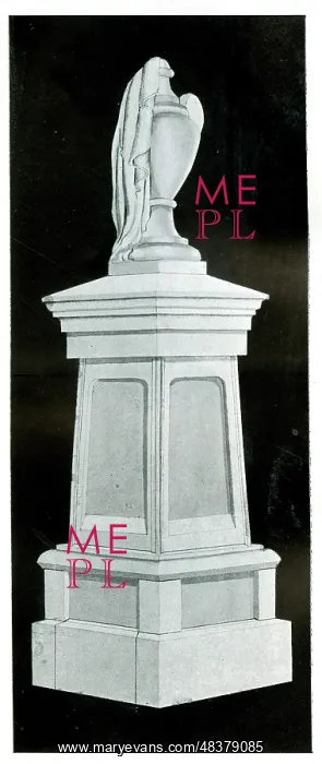  : Funerary Monument - Urn on Plinth