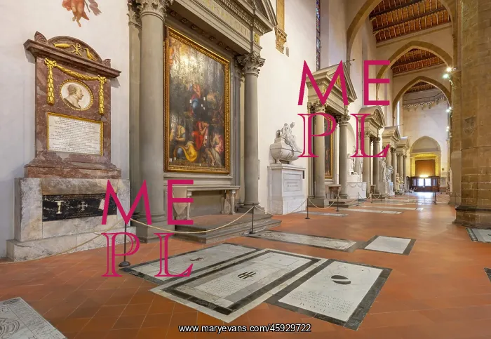 : Funerary slabs, Santa Croce, Florence, Tuscany, Italy : Funerary slabs, Santa Croce, Florence, Tuscany, Italy