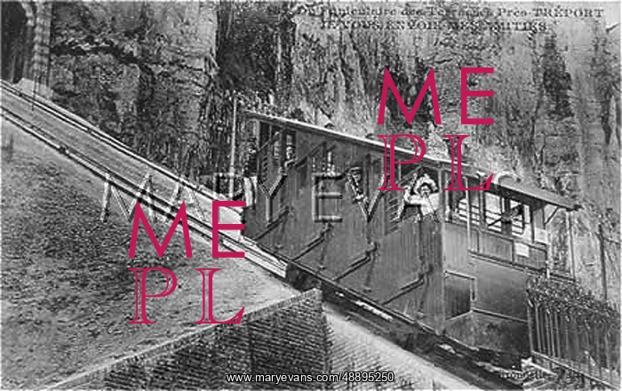 : FUNICULAR AT TREPORT : FUNICULAR AT TREPORT
