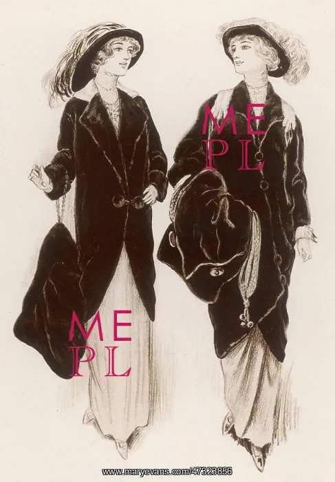 : FUR COATS & MUFFS 1914 : FUR COATS & MUFFS 1914