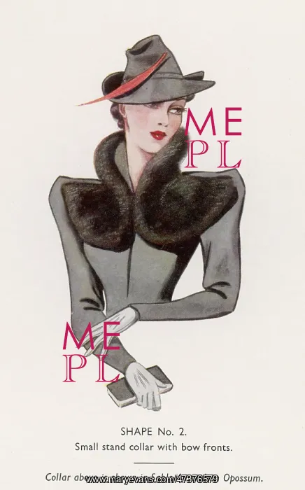  : FUR COLLAR 1938