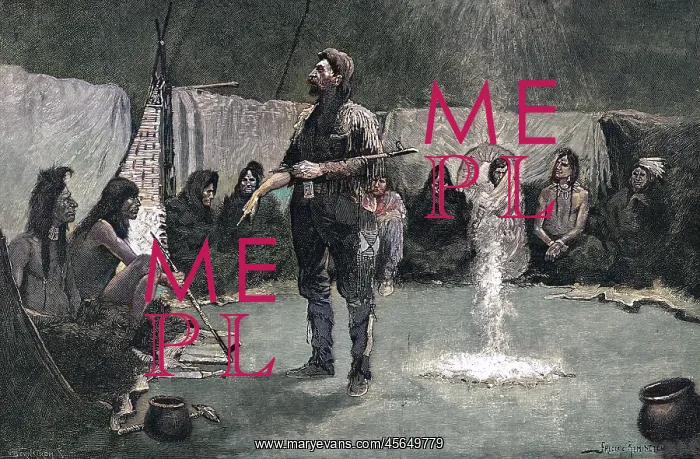 : FUR TRADER & NATIVES : FUR TRADER & NATIVES