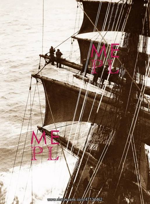  : Furling sails, Sailing Ship