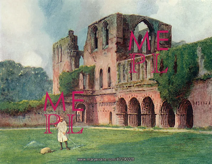 : FURNESS ABBEY / GOBLE 1908 : FURNESS ABBEY / GOBLE 1908
