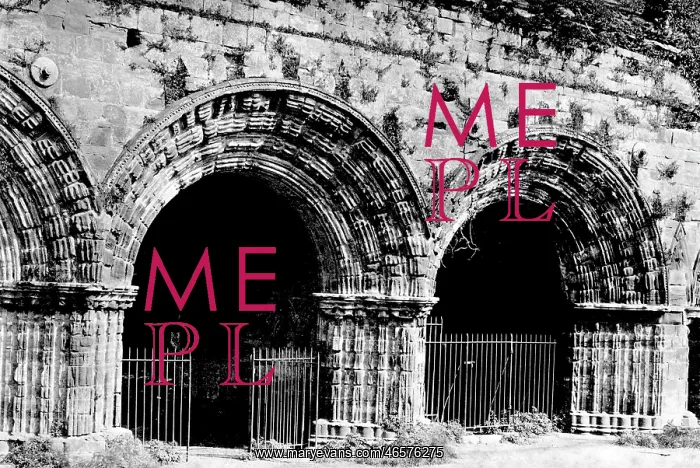  : Furness Abbey, Norman Arches c1875