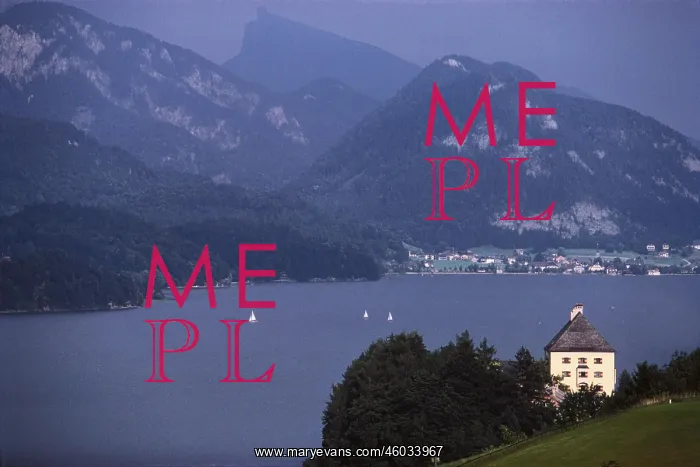 : Fuschl castle and Fuschl lake : Fuschl castle and Fuschl lake