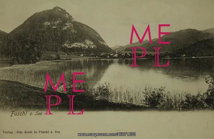 : Fuschl. Fuschl am See. About 1905. Collotype : Fuschl. Fuschl am See. About 1905. Collotype