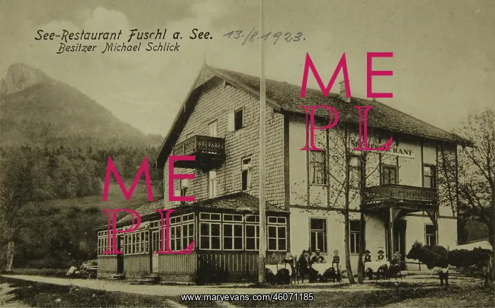 : Fuschlsee. See-Restauration Fuschl am See : Fuschlsee. See-Restauration Fuschl am See