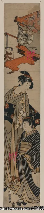 : Two future actors before the Ichimura-za Theater : Two future actors before the Ichimura-za Theater