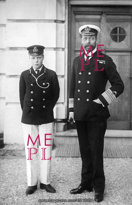 : The future Edward VIII and King George V : The future Edward VIII and King George V