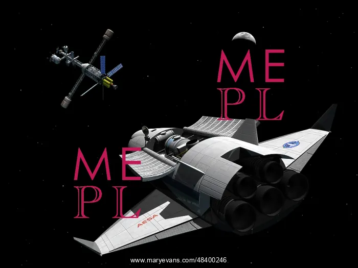 : A future generation space shuttle rendezvous with a lunar ? : A future generation space shuttle rendezvous with a lunar ?