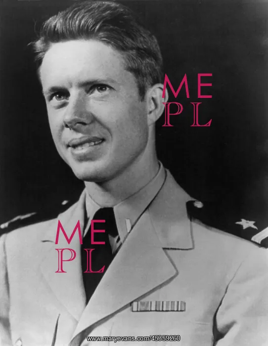 : Future President Jimmy Carter as Ensign, after graduating : Future President Jimmy Carter as Ensign, after graduating