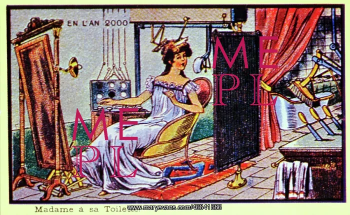 : future, vision In the year 2000, The Lady making : future, vision In the year 2000, The Lady making
