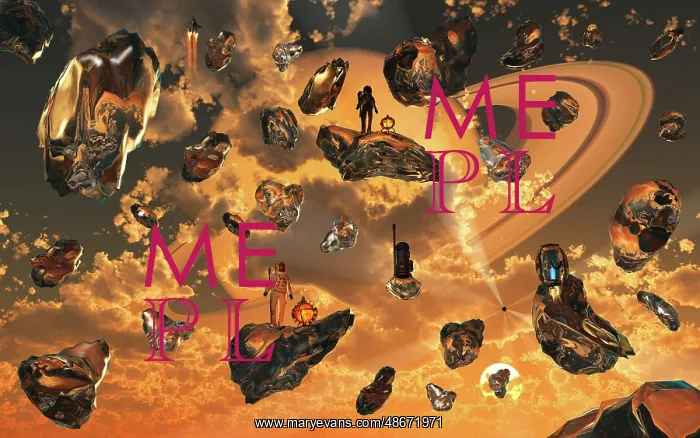 : Futuristic astro miners, mining the debris in : Futuristic astro miners, mining the debris in