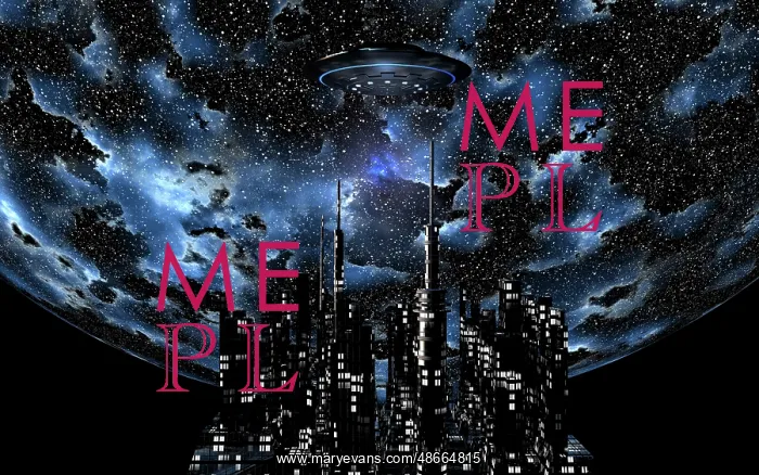 : A futuristic city on the edge of a part of the : A futuristic city on the edge of a part of the