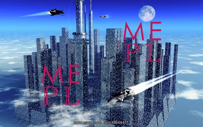 : A futuristic city using anti-gravity technology : A futuristic city using anti-gravity technology