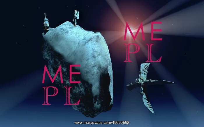 : Futuristic concept of mankind mining for minerals on comets : Futuristic concept of mankind mining for minerals on comets