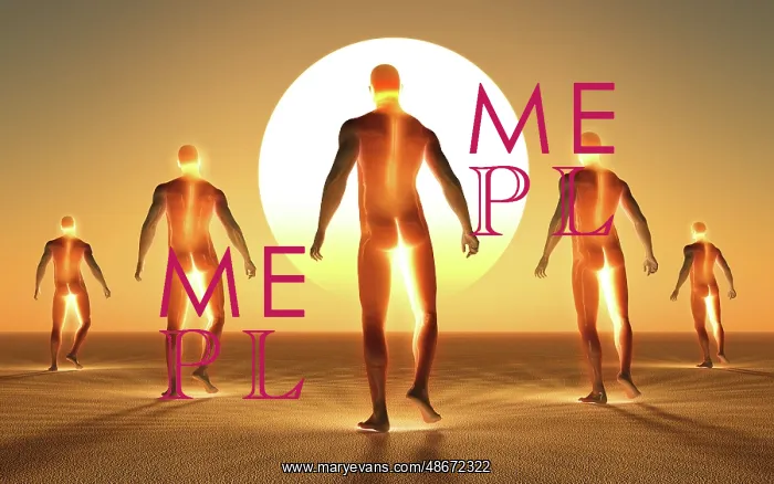 : A futuristic concept showing transhumans being : A futuristic concept showing transhumans being