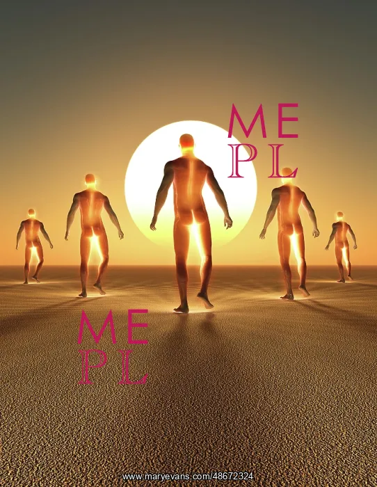 : A futuristic concept showing transhumans being : A futuristic concept showing transhumans being