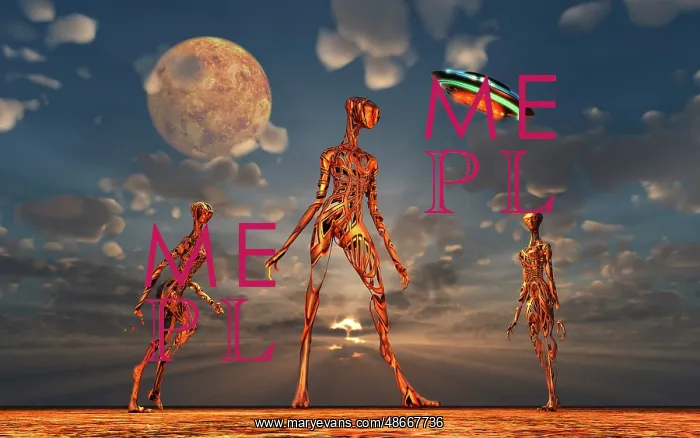 : Futuristic highly advanced alien biomechanical androids : Futuristic highly advanced alien biomechanical androids
