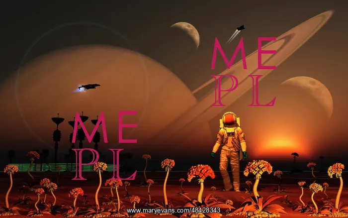 : A futuristic outpost on the moon of a distant alien world : A futuristic outpost on the moon of a distant alien world