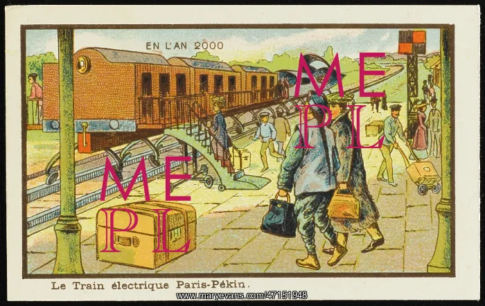 : Futuristic train travel, Paris to Peking : Futuristic train travel, Paris to Peking