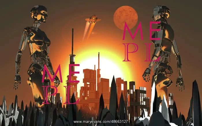 : A futuristic world run by androids, powered by solar energy : A futuristic world run by androids, powered by solar energy
