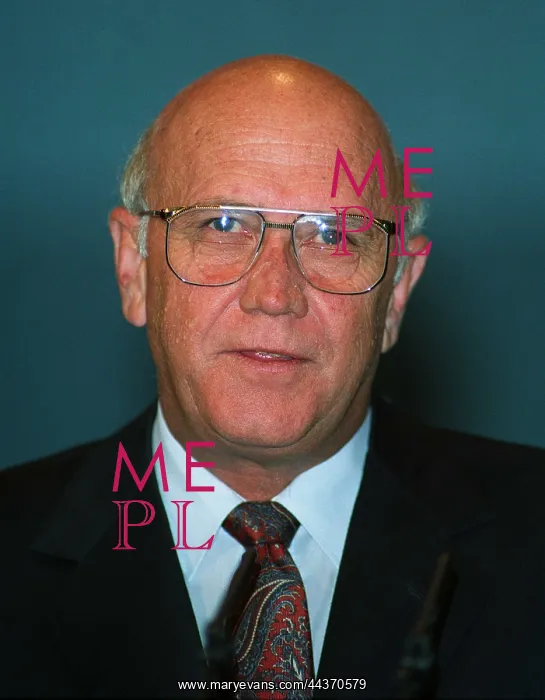  : F.W. De Klerk