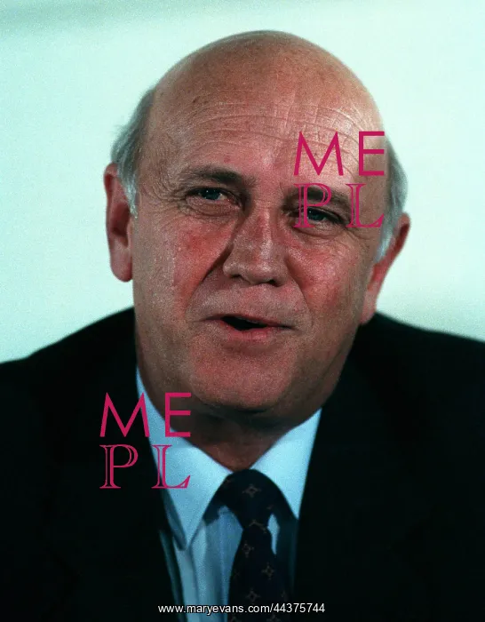  : F.W. De Klerk