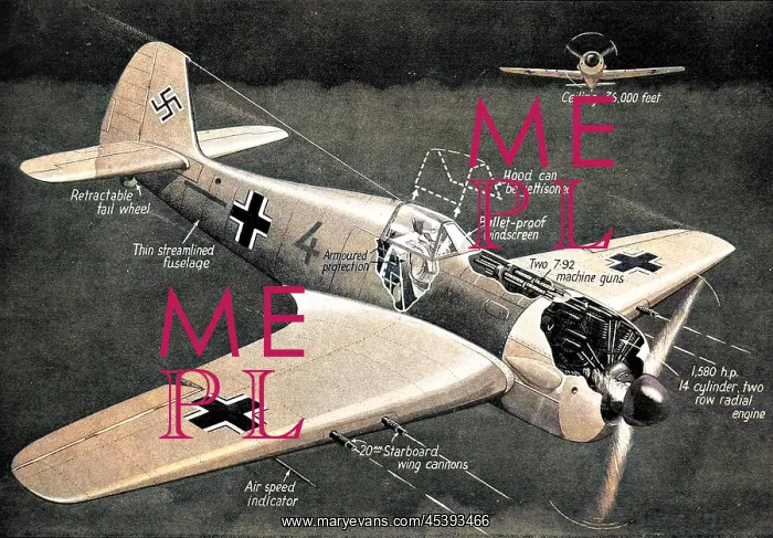 : FW190 Fighter; Second World War, 1942 : FW190 Fighter; Second World War, 1942