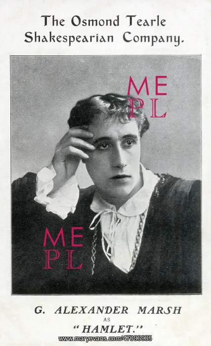 : G Alexander Marsh as Hamlet : G Alexander Marsh as Hamlet