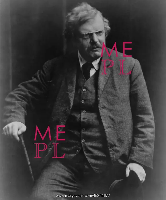 : G. K. (Gilbert Keith) Chesterton (1874-1936) ? : G. K. (Gilbert Keith) Chesterton (1874-1936) ?