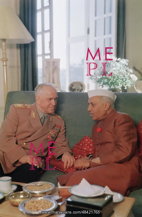 : G. Zhukov visits India : G. Zhukov visits India