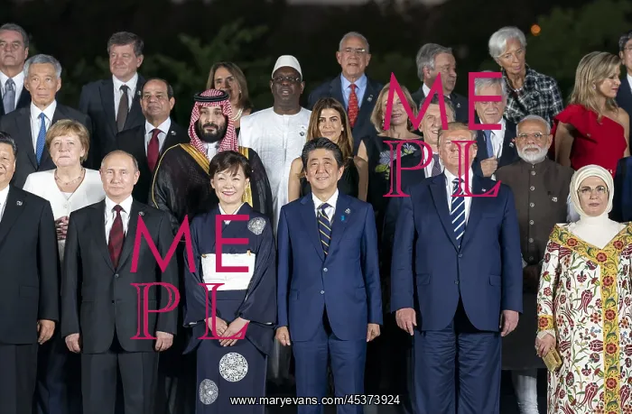 : G20 leaders and some of their spouses pose : G20 leaders and some of their spouses pose