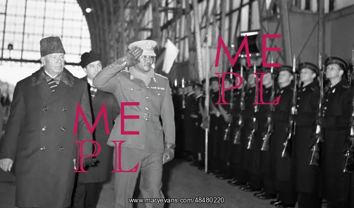 : Gaafar Muhammad Nimeiry visits USSR : Gaafar Muhammad Nimeiry visits USSR