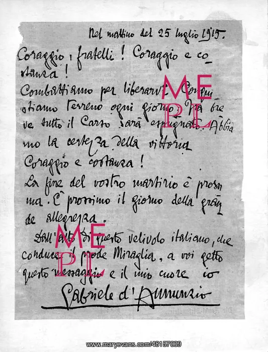 : Gabriel D'Annunzio : Gabriel D'Annunzio