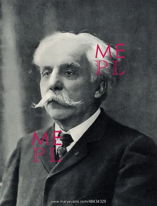: Gabriel (Urbain) Faure (1845-1924). French composer : Gabriel (Urbain) Faure (1845-1924). French composer