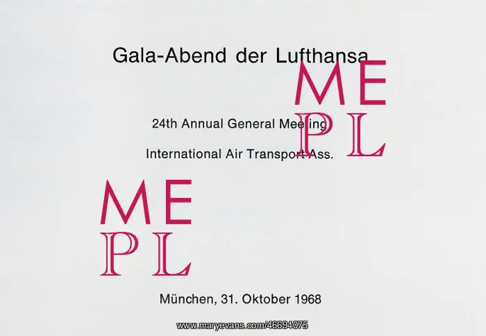 : Gala evening of the Lufthansa : Gala evening of the Lufthansa