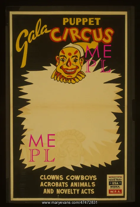 : Gala puppet circus Clowns, cowboys, acrobats, animals, and n : Gala puppet circus Clowns, cowboys, acrobats, animals, and n