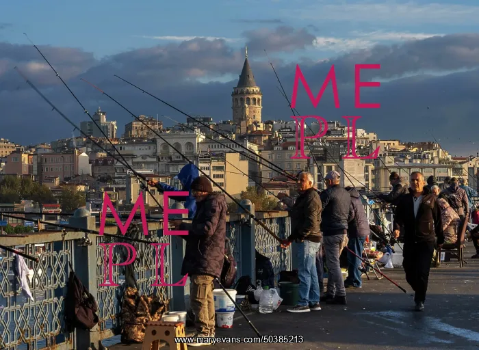 : Galata bridge, Istanbul, Turkey : Galata bridge, Istanbul, Turkey