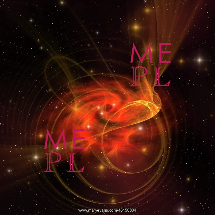 : A galaxy out in space has reddish orange swirls in its core : A galaxy out in space has reddish orange swirls in its core